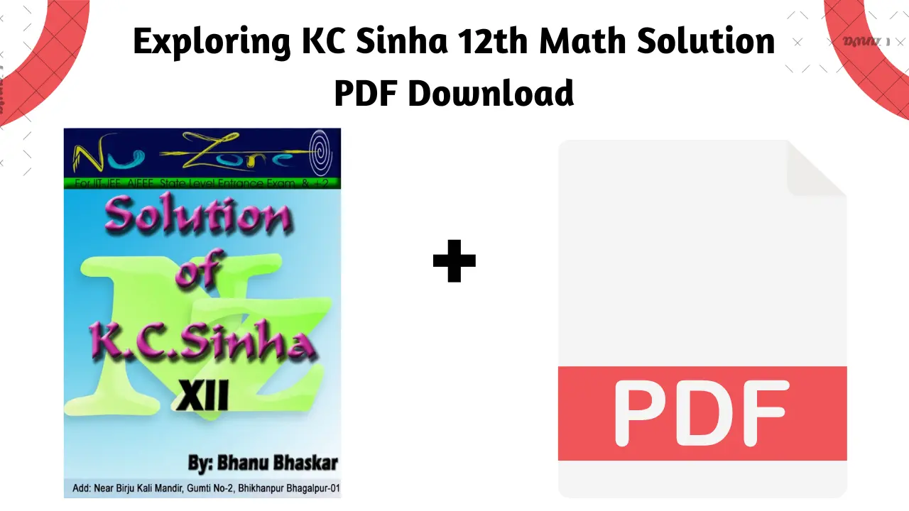 KC Sinha 12th Math Solution PDF Download